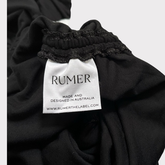 Rumer The Label | Revolve Small Black Paige Mini Dress Party Sexy - Picture 11 of 12